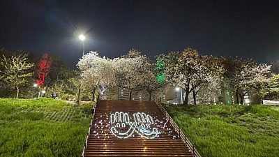 gwangmyeongsi Anyang river - Light Stairs